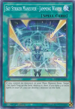 Yugioh! LP Sky Striker Maneuver - Jamming Waves! - MP19-EN262 - Common - 1st Edi - Image 1