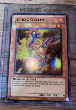 Jurrac Gallim HA04-EN016 Unlimited Edition Super Rare LP - Image 2
