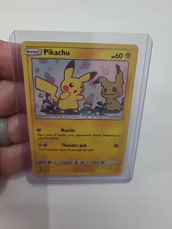 Pokemon Pikachu 2019 SM162 HP Holo Card Sun & Moon Black Star Promo TCG NM - Image 4