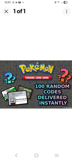Pokemon - 100 Random Codes TCG Code Cards - INSTANT DELIVERY - Image 1