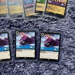 4 Disney Lorcana TCG Anna Braving The Storm Signature Promo 20 Legendary cards - Image 3