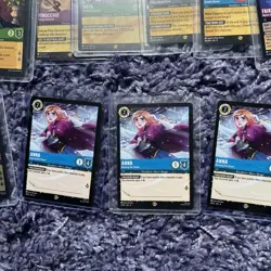 4 Disney Lorcana TCG Anna Braving The Storm Signature Promo 20 Legendary cards - Image 4