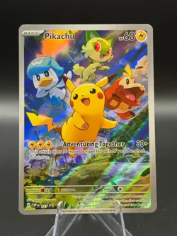 Pokemon Scarlet & Violet Paldea Evolved Pikachu #27 SVP en Pikachu Promo Card - Image 1