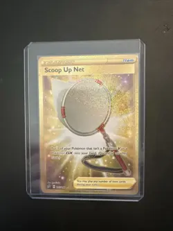 Pokemon Card Scoop Up Net 207/192 - Rebel Clash - Gold Secret Rare - NM - Image 1