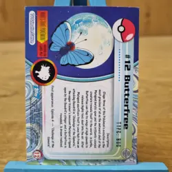 Butterfree #12 Topps Series 1 Blue Back Card Non Holo - Image 2
