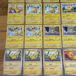 37X Pokemon Pikachu Cards (2017-2024) Bundle Joblot - Image 4
