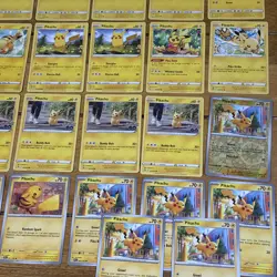 37X Pokemon Pikachu Cards (2017-2024) Bundle Joblot - Image 5