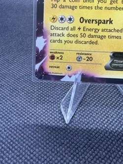 Pokemon Pikachu EX Card HP 130 Star Foil Holo Rare Xy84 - Image 4