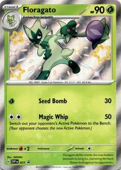 Floragato SV: Scarlet & Violet Promo Cards 077 Promo Holo Pokemon - Image 1
