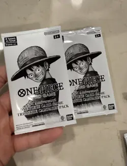 One Piece Card Game 3rd Anniversary Treasure Campaign Promo Pack ENGLISH - 8x - Image 2