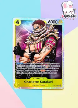 One Piece Card Game - Charlotte Katakuri ST07-003 SR Englisch Foil Karte TCG - Image 1