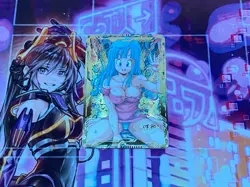 Bulma - Dragon Ball - Waifu - Goddess - DIY - Full Art - Glossy - Photo Art Card - Image 1
