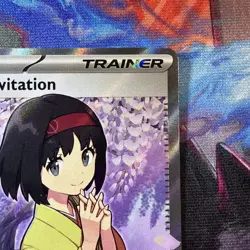 Pokemon TCG Erika's Invitation Scarlet & Violet Holo Ultra Rare Card 196/165 - Image 4