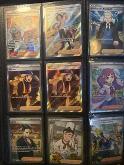 POKEMON TCG TRAINER FULL ART TRAINER LOT - 16 CARDS, Briar, Penny, Lisia’s NM - Image 1