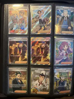 POKEMON TCG TRAINER FULL ART TRAINER LOT - 16 CARDS, Briar, Penny, Lisia’s NM - Image 2
