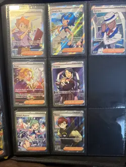 POKEMON TCG TRAINER FULL ART TRAINER LOT - 16 CARDS, Briar, Penny, Lisia’s NM - Image 3