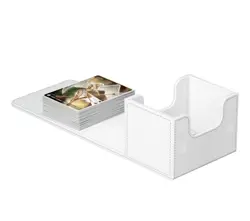 ULTIMATE GUARD WHITE 100+ SIDEWINDER DECK CASE Monocolor Card Storage Box ccg - Image 3