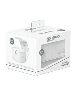 ULTIMATE GUARD WHITE 100+ SIDEWINDER DECK CASE Monocolor Card Storage Box ccg - Image 4