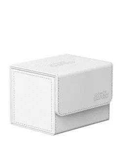 ULTIMATE GUARD WHITE 100+ SIDEWINDER DECK CASE Monocolor Card Storage Box ccg - Image 5