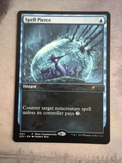 1x Spell Pierce- Game Day Promo- NM- Mtg Magic The Gathering Card - Image 1