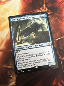 MTG Wan Shi Tong Librarian NM TLA 0078 Magic Avatar Mythic Creature - Image 1