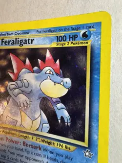 Pokemon TCG Neo Genesis 4/111 Feraligatr Holo Unlimited Rare Card - Image 4