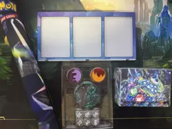 Pokemon TCG Terapagos ex UPC 3 Card Display Playmat Deck Box Coin Dice No Cards - Image 1