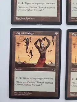 Magic The Gathering MTG Puppet Strings - Tempest - EX Authentic & Official - Image 4
