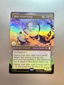 Iroh, Grand Lotus - 349 - MTG Avatar: The Last Airbender - Elemental Frame FOIL - Image 1
