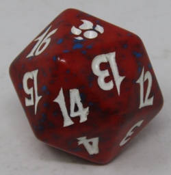 Magic the Gathering Morningtide Red Spindown Dice - Image 1