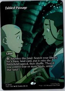 MTG Fabled Passage (Borderless), Avatar The Last Airbender NM - Image 1