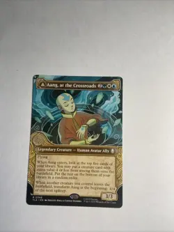 MTG Aang, at the Crossroads Aang, Destined Savior - Showcase, Regular - Image 1
