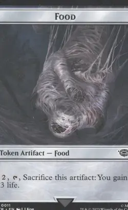 Food Token 11 Magic: the gathering Lord of The RIngs - Image 1