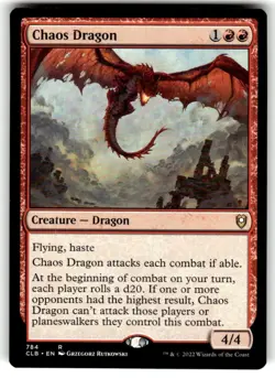 Chaos Dragon Commander Legends: Battle for Baldur's Gate Regular mTG - Image 1