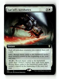 MTG | Lae'zel's Acrobatics | CLB | Foil | Moderately Played | English - Image 1