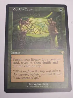 MTG - Worldly Tutor Retro Frame - Dominaria Remastered - Image 1