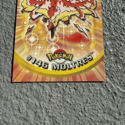 2000 Topps Pokemon Series 3 #146 Moltres TV Animation Edition Blue LP++ - Image 4