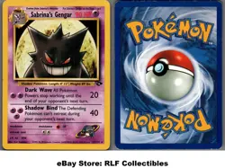 2000 Pokemon, Gym Challenge, #29/132 Sabrina's Gengar, Rare - Image 1