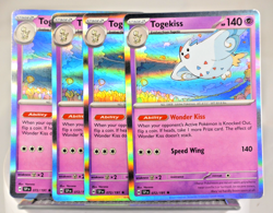 Pokemon TCG Surging Sparks Togekiss 072/191 Rare Holo x4 Playset - Image 1