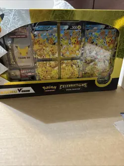 Pokemon Celebrations 25th Anniversary Pikachu V-union Premium Playmat Collection - Image 1