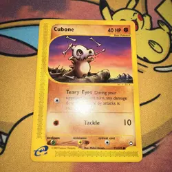 Pokemon Aquapolis Cubone 72/147 Near Mint NM - Image 2