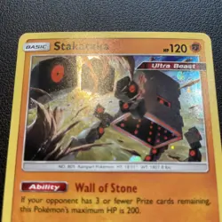 Pokemon Stakataka Holo Promo SM209 (NM) - Image 2