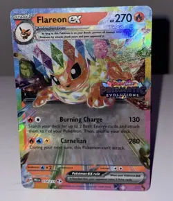Flareon EX 014/131 (Prismatic Evolutions Stamp) Double Rare Holo Foil Near Mint - Image 1