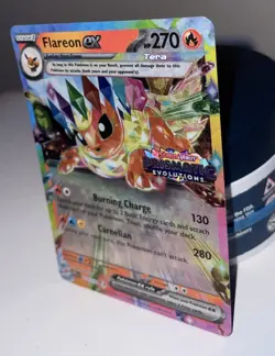 Flareon EX 014/131 (Prismatic Evolutions Stamp) Double Rare Holo Foil Near Mint - Image 2