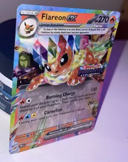 Flareon EX 014/131 (Prismatic Evolutions Stamp) Double Rare Holo Foil Near Mint - Image 3