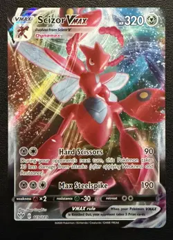 Pokemon TCG Scizor VMAX Darkness Ablaze 119/189 Holo Ultra Rare NM - Image 1