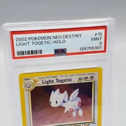 PSA 9 Pokemon Neo Destiny Light Togetic Holo Mint 2001 - Image 4