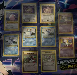 Pokemon WOTC Black Star Promo Lot of 10! Including Mew, Cleffa, Marrill & Meowth - Image 1