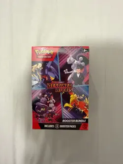 Pokemon TCG Destined Rivals Booster Bundle 6 Pack Sealed Booster Packs New - Image 1