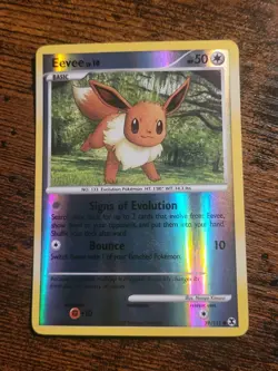 Pokemon Eevee 59/111 Rising Rivals Reverse Holo LP - Image 1